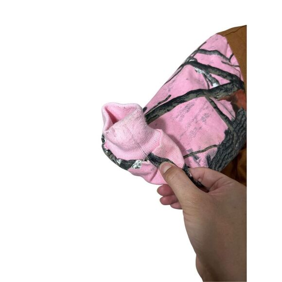 Outdoor Habitat Insulated Hunting Utility Jacket Coat Pink Brown‎ Camo Size 3T - Picture 4 of 7